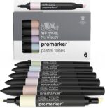 W&N PROMARKER ΣΕΤ 6 ΧΡΩΜΑΤΩΝ ΠΑΣΤΈΛ ΤΌΝΩΝ