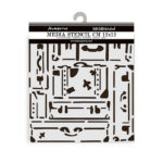 STAMPERIA ART OF TRAVEL PATTERN 12 X 12 CM - KSTDS - 05