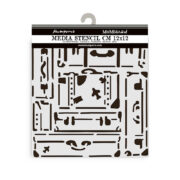 STAMPERIA ART OF TRAVEL PATTERN 12 X 12 CM - KSTDS - 05