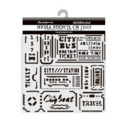 STAMPERIA ART OF TRAVELLING PATTERN 12 X 12 CM - KSTDS - 06