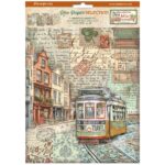 STAMPERIA ART OF TRAVELLING PAPER SELECTION 6ΤΜΧ A4 DFSA4XTV