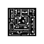 STAMPERIA ART OF TRAVEL PATTERN 12 X 12 CM - KSTDS - 05 - Εικόνα 2