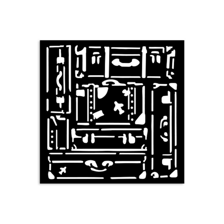STAMPERIA ART OF TRAVEL PATTERN 12 X 12 CM - KSTDS - 05 - Εικόνα 2