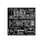 STAMPERIA ART OF TRAVELLING PATTERN 12 X 12 CM - KSTDS - 06 - Εικόνα 2