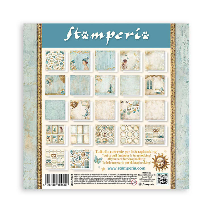 ΜΠΛΟΚ ΜΕΤΑΜΦΊΕΣΗΣ STAMPERIA 20.3/20.3 CM -SBBSXB08 - Εικόνα 24