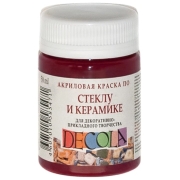 DECOLA ΑΚΡΥΛΙΚΌ ΧΡΏΜΑ ΓΙΑ ΓΥΑΛΊ ΚΑΙ ΚΕΡΑΜΙΚΆ 50 ML - CARMINE