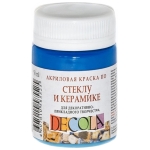 DECOLA ΑΚΡΥΛΙΚΌ ΧΡΏΜΑ ΓΙΑ ΓΥΑΛΊ ΚΑΙ ΚΕΡΑΜΙΚΆ 50 ML - BLUE LIGHT