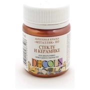 DECOLA ΑΚΡΥΛΙΚΌ ΧΡΏΜΑ ΓΙΑ ΓΥΑΛΊ ΚΑΙ ΚΕΡΑΜΙΚΆ 50 ML - ΧΑΛΚΌΣ