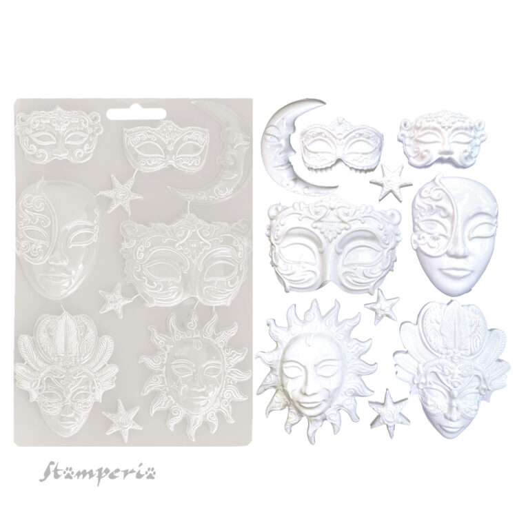 STAMPERIA MASQUERADE STAMPO MAXI 21/29,7 - K3PTA4586 - Εικόνα 2