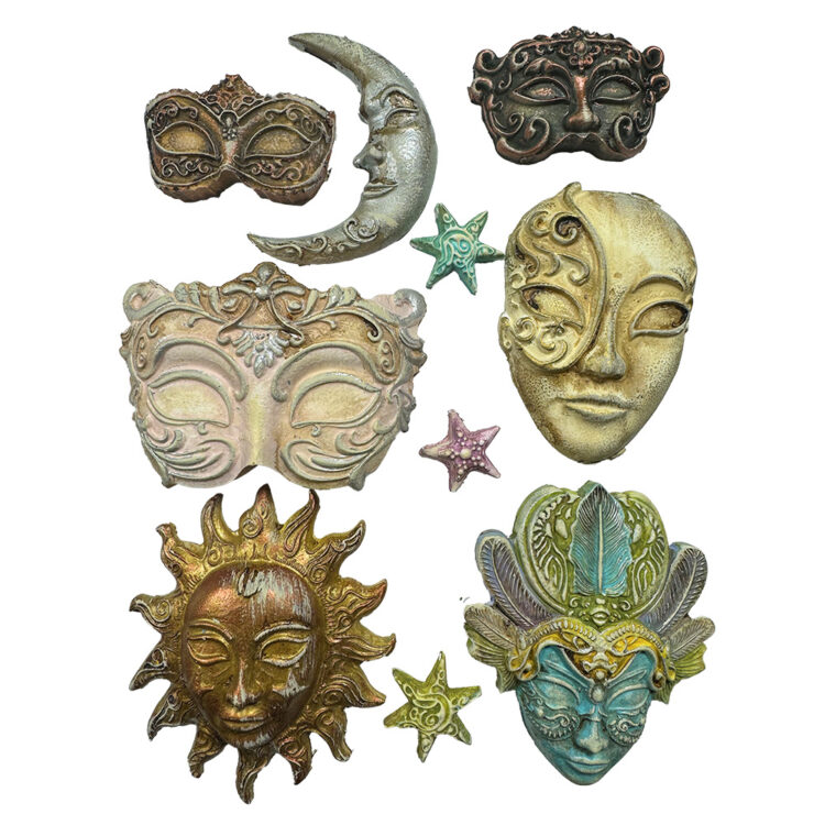STAMPERIA MASQUERADE STAMPO MAXI 21/29,7 - K3PTA4586 - Εικόνα 4