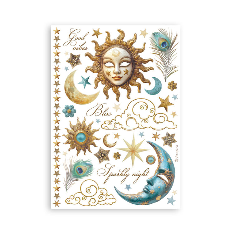 STAMPERIA ART OF TRAVELLING WASHI PAD 8 ΦΎΛΛΑ A5 -SBW15 - Εικόνα 3