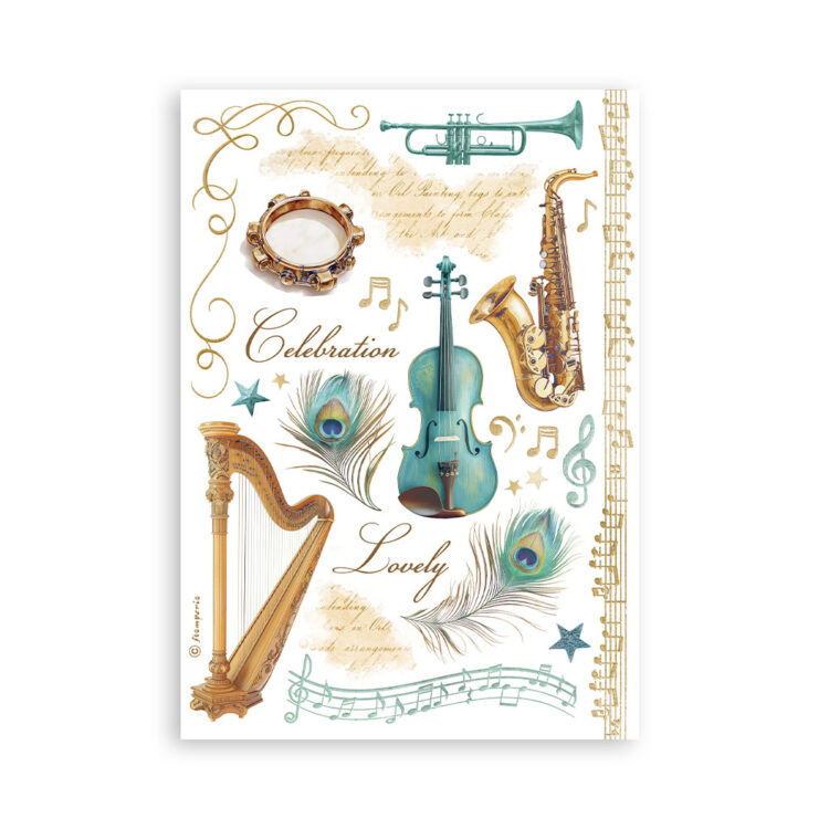 STAMPERIA ART OF TRAVELLING WASHI PAD 8 ΦΎΛΛΑ A5 -SBW15 - Εικόνα 4