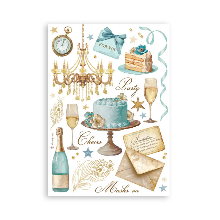 STAMPERIA ART OF TRAVELLING WASHI PAD 8 ΦΎΛΛΑ A5 -SBW15 - Εικόνα 5