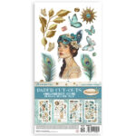 STAMPERIA MASQUERADE PAPER-OUTS DOUBLE FACE - SBBCT08