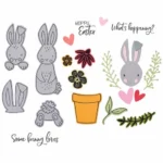 ΜΉΤΡΕΣ ΚΟΠΉΣ SIZZIX THINLITS - BUNNY BITS AND BLOOMS 2