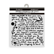 ΣΧΈΔΙΟ ΜΟΤΊΒΟΥ STAMPERIA WRITINGS 12 X 12 CM - KSTDS-20