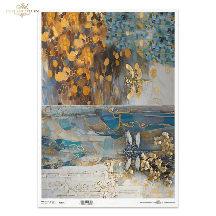 ITD COLLECTION DECOUPAGE ΡΙΖΌΧΑΡΤΟ A3 - R1248L - Εικόνα 1
