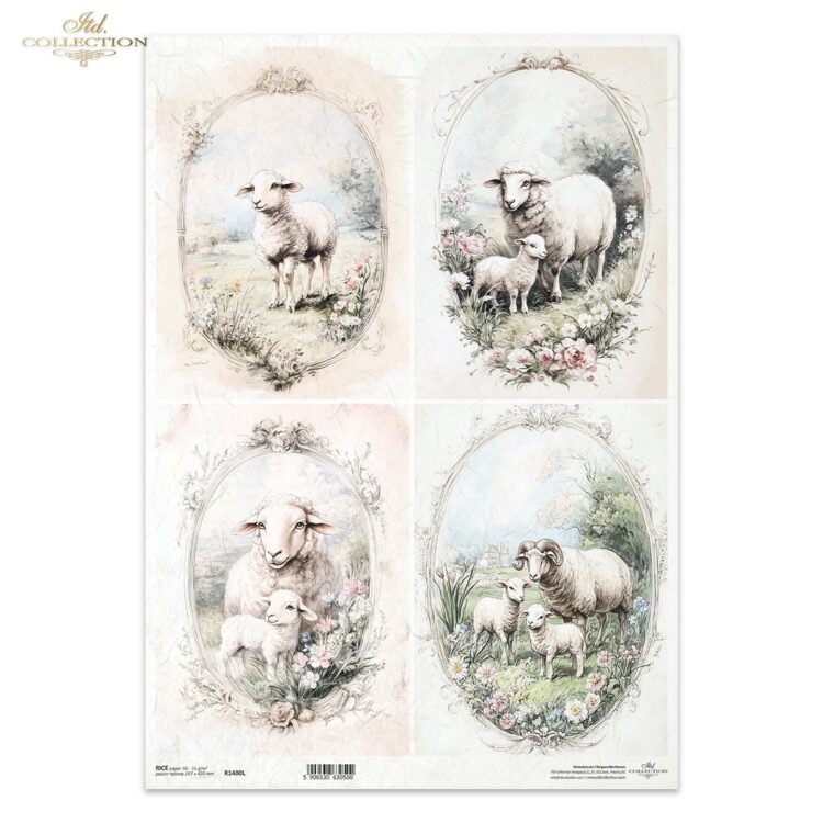 R1400L ITD COLLECTION DECOUPAGE ΡΙΖΌΧΑΡΤΟ A3 - R1400L - Εικόνα 1
