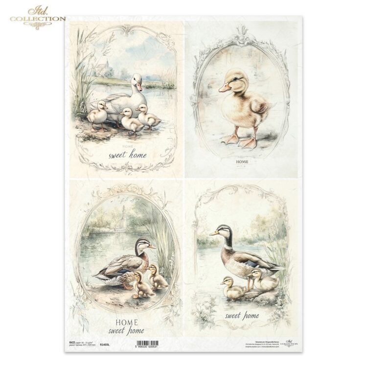ITD COLLECTION DECOUPAGE ΡΙΖΌΧΑΡΤΟ A3 - R1403L - Εικόνα 1