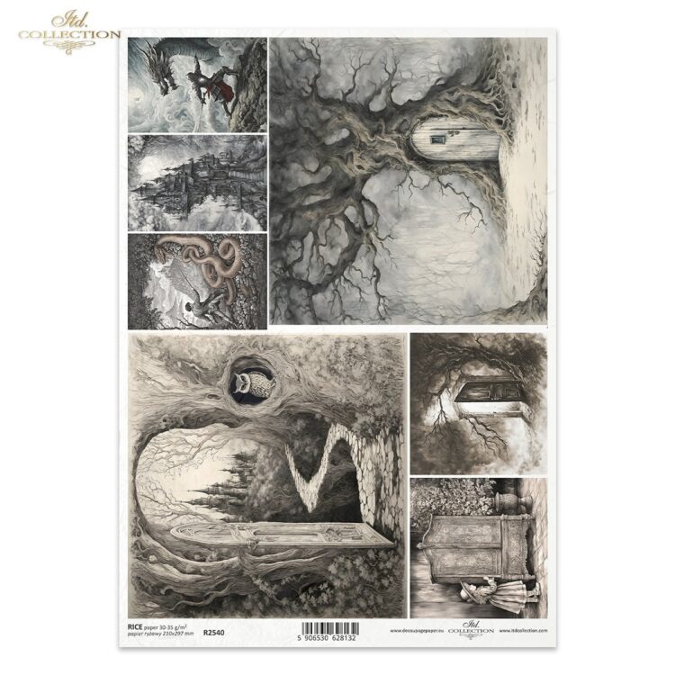 R2540 ITD COLLECTION DECOUPAGE ΡΙΖΌΧΑΡΤΟ A4 - R2540 - Εικόνα 1