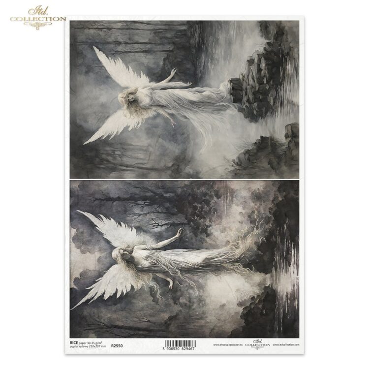 ITD COLLECTION DECOUPAGE ΡΙΖΌΧΑΡΤΟ A4 - R2550 - Εικόνα 1
