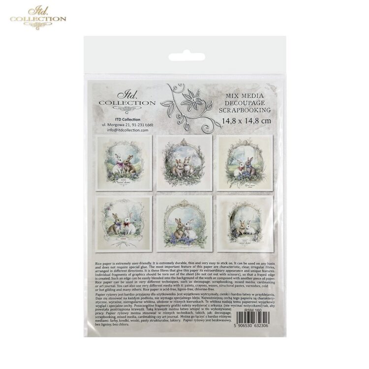 ITD COLLECTION ΜΙΝΙ ΡΙΖΌΧΑΡΤΟ K-CT 6ΤΜΧ 14.8X14.8CM - RSM160 - Εικόνα 2