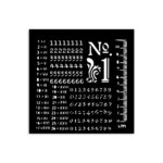 ΜΟΤΊΒΟ ΜΟΤΊΒΟΥ ΑΡΙΘΜΏΝ STAMPERIA 12 X 12 CM - KSTDS-22
