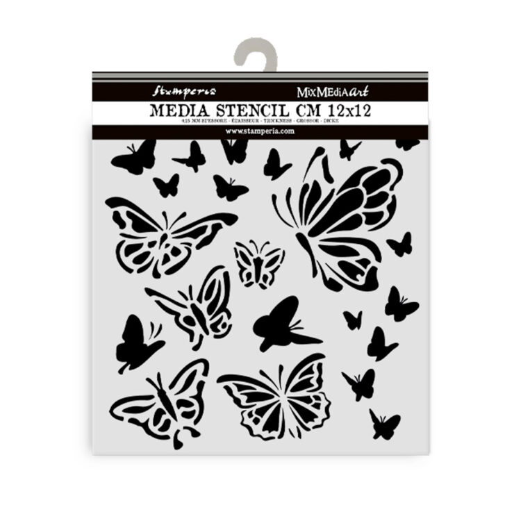 STAMPERIA HOUSE OF ROSES PATTERN 12 X 12 CM-KSTDS-34 - Εικόνα 2