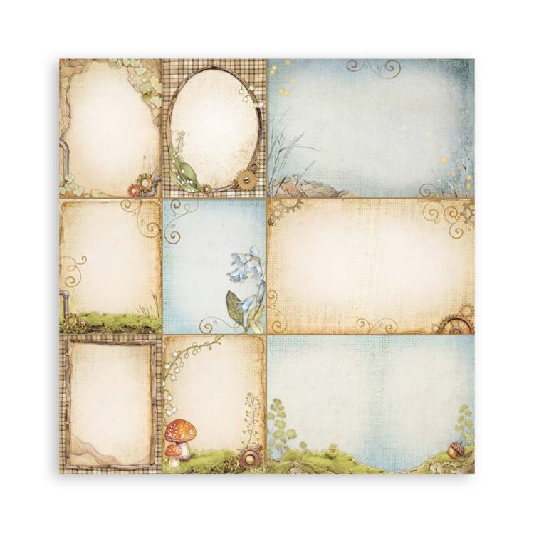 ΜΠΛΟΚ ΧΑΡΤΙΟΥ STAMPERIA HIDDEN GROVE 20,3/20,3 CM-SBBS124 - Εικόνα 15