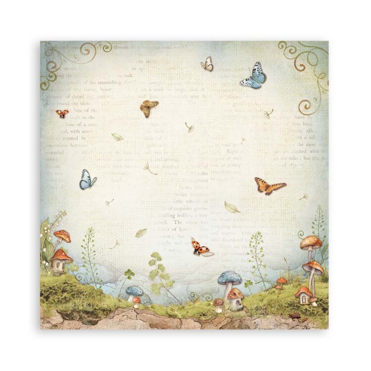 ΜΠΛΟΚ ΧΑΡΤΙΟΥ STAMPERIA HIDDEN GROVE 20,3/20,3 CM-SBBS124 - Εικόνα 10
