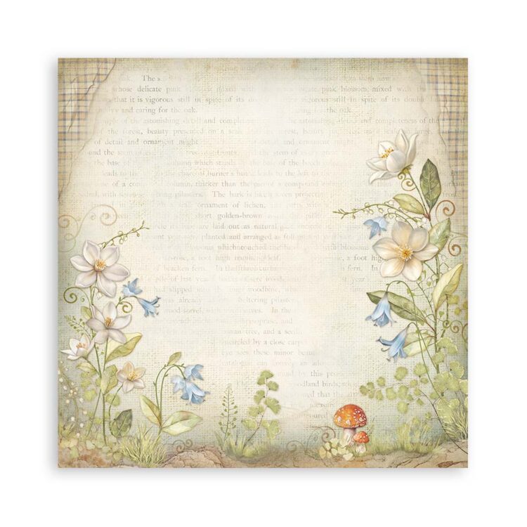 ΜΠΛΟΚ ΧΑΡΤΙΟΥ STAMPERIA HIDDEN GROVE 20,3/20,3 CM-SBBS124 - Εικόνα 6
