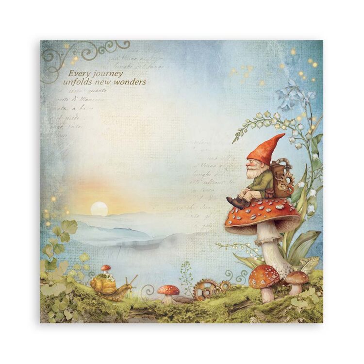 ΜΠΛΟΚ ΧΑΡΤΙΟΥ STAMPERIA HIDDEN GROVE 20,3/20,3 CM-SBBS124 - Εικόνα 3