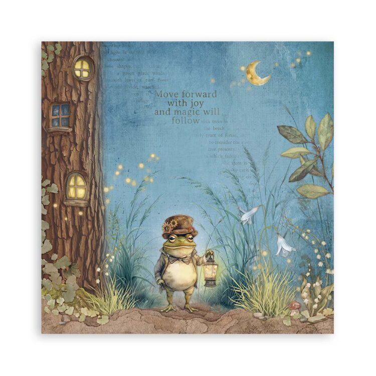 ΜΠΛΟΚ ΧΑΡΤΙΟΥ STAMPERIA HIDDEN GROVE 20,3/20,3 CM-SBBS124 - Εικόνα 22