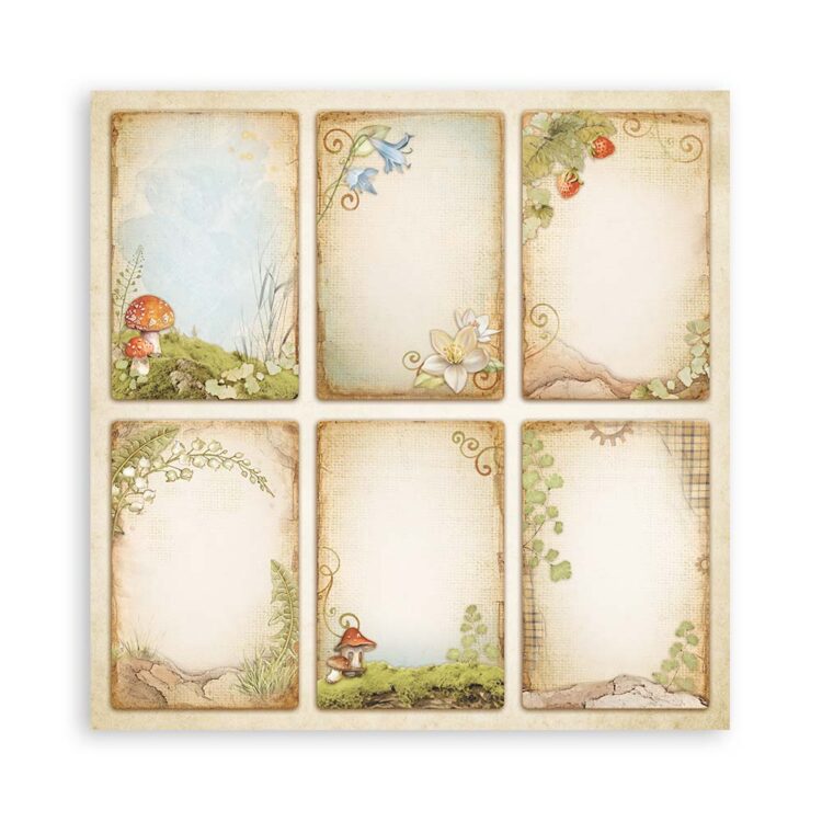 ΜΠΛΟΚ ΧΑΡΤΙΟΥ STAMPERIA HIDDEN GROVE 20,3/20,3 CM-SBBS124 - Εικόνα 19
