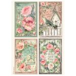 STAMPERIA HOUSE OF ROSES DECOUPAGE ΧΑΡΤΙ Α4-DFSA41020