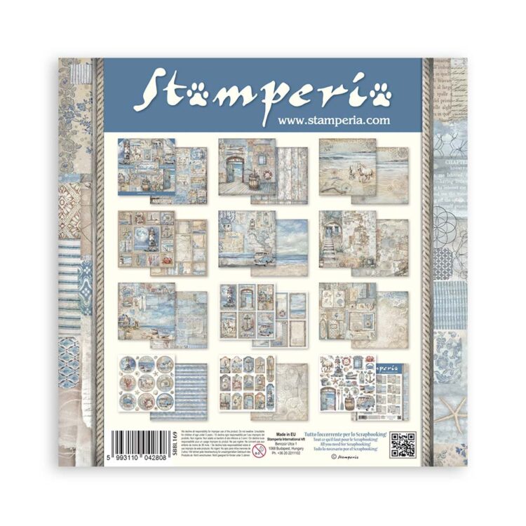 STAMPERIA SILENT ΜΠΛΟΚ ΧΑΡΤΙΟΥ ΘΑΛΑΣΣΑΣ 30.5/30.5CM-SBBL169 - Εικόνα 34