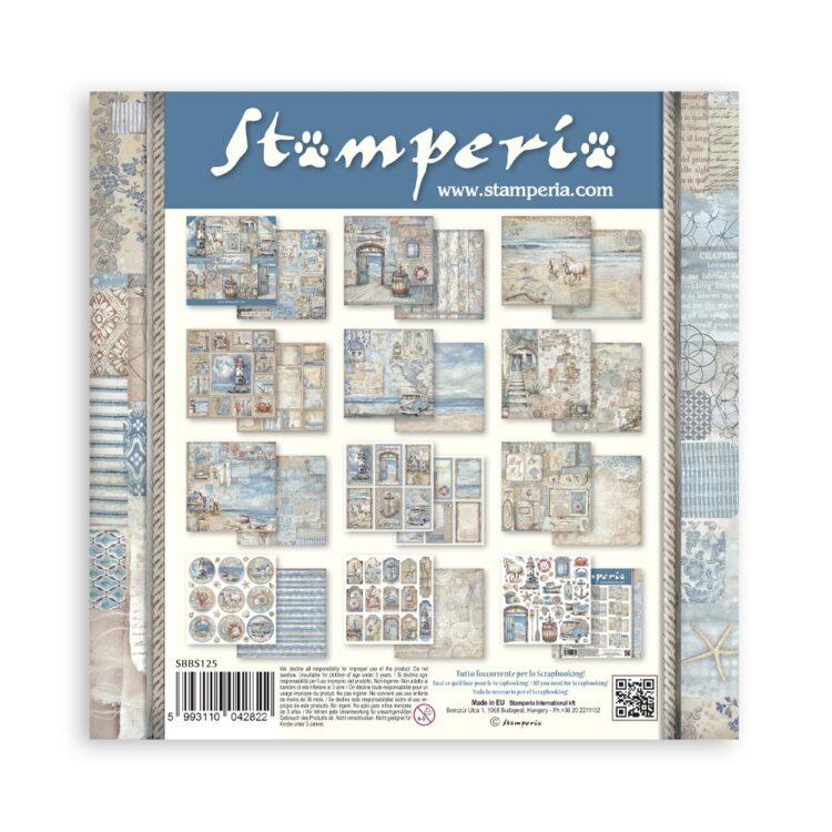STAMPERIA SILENT ΜΠΛΟΚ ΧΑΡΤΙΟΥ ΘΑΛΑΣΣΑΣ 20.3/20.3 CM-SBBS125 - Εικόνα 34