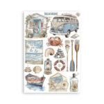 STAMPERIA SILENT SEA WASHI PAD 8 ΦΥΛΛΑ A5 -SBW19 - Εικόνα 7