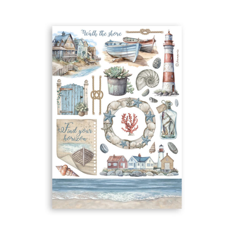 STAMPERIA SILENT SEA WASHI PAD 8 ΦΥΛΛΑ A5 -SBW19 - Εικόνα 5