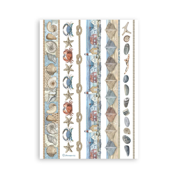 STAMPERIA SILENT SEA WASHI PAD 8 ΦΥΛΛΑ A5 -SBW19 - Εικόνα 3