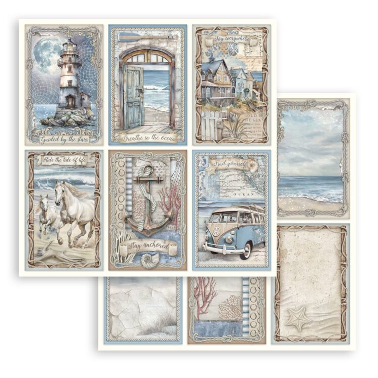 STAMPERIA SILENT ΧΑΡΤΌΝΙ ΘΆΛΑΣΣΑΣ 30.5/30.5CM-SBB1067 - Εικόνα 1