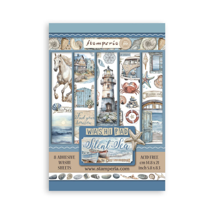 full_SBW19_1 STAMPERIA SILENT SEA WASHI PAD 8 ΦΥΛΛΑ A5 -SBW19 - Εικόνα 1