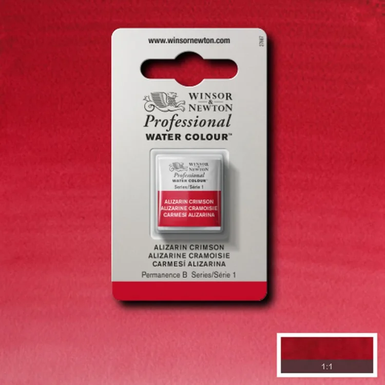 010068 W&N ΒΑΦΉ ΑΚΟΥΑΡΈΛΑΣ PROFESSIONAL H/PAN - ALIZARIN CRIMSON 004 - Εικόνα 1
