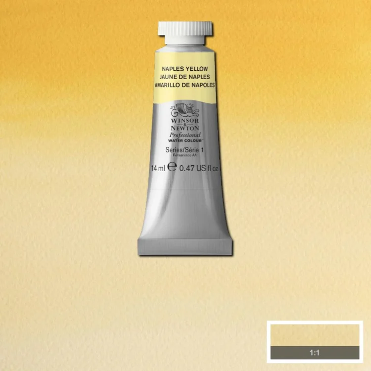 015422 W&N ΒΑΦΉ ΑΚΟΥΑΡΈΛΑΣ PROFESSIONAL 14 ML. - ΝΆΠΟΛΗ ΚΊΤΡΙΝΟ - Εικόνα 1