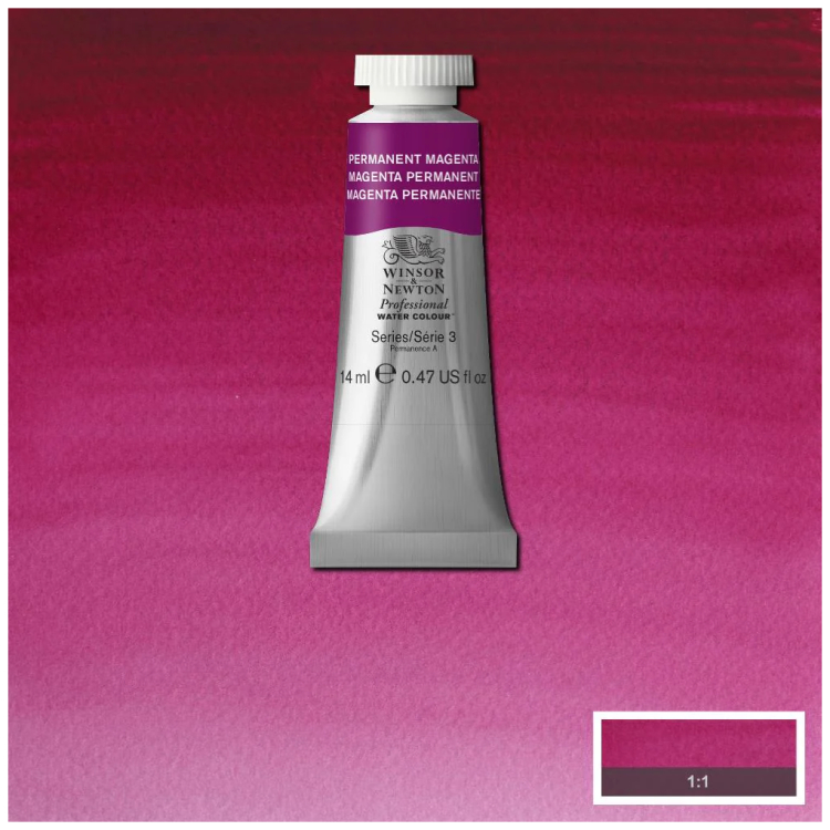 015489 W&N ΒΑΦΉ ΑΚΟΥΑΡΈΛΑΣ PROFESSIONAL 14 ML. - ΜΌΝΙΜΟ ΜΑΤΖΈΝΤΑ - Εικόνα 1