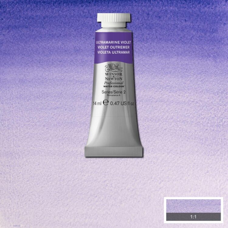 015672 W&N ΒΑΦΉ ΑΚΟΥΑΡΈΛΑΣ PROFESSIONAL 14 ML - ULTRAMARINE VIOLET - Εικόνα 1