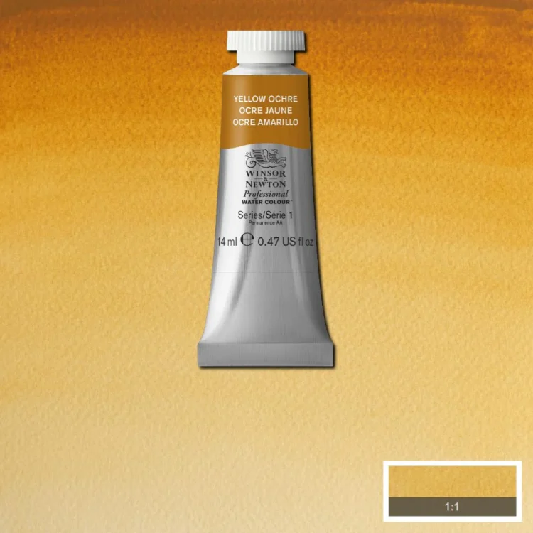 W&N WATERCOLOR PAINT PROFESSIONAL 14 ML - ΚΙΤΡΙΝΗ ΩΧΡΑ - Εικόνα 1