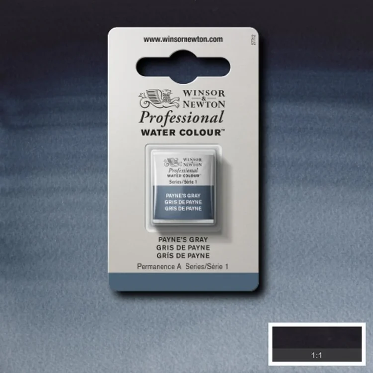 W&N ΒΑΦΉ ΑΚΟΥΑΡΈΛΑΣ PROFESSIONAL H/PAN - PAYNE'S GRAY - Εικόνα 1