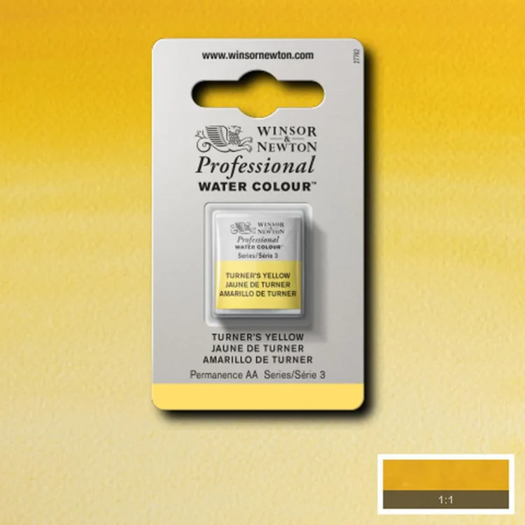 101649 W&N ΒΑΦΉ ΑΚΟΥΑΡΈΛΑΣ PROFESSIONAL H/PAN - TURNER YELLOW - Εικόνα 1