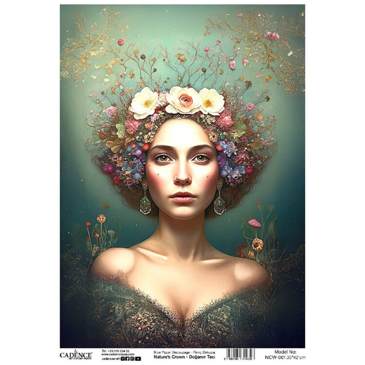 314356 ΡΥΖΙΛΟΧΑΡΤΟ CADENCE DECOUPAGE 30/42 - NCW-001 - Εικόνα 1